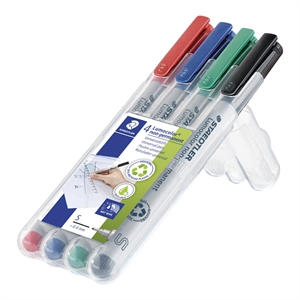 Marker Staedtler Lumocolor Non-P 0,4mm set (4)